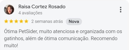 Avaliação positiva da Raisa